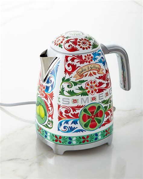 smeg tea kettle dolce gabbana|SMEG Dolce & Gabbana price.